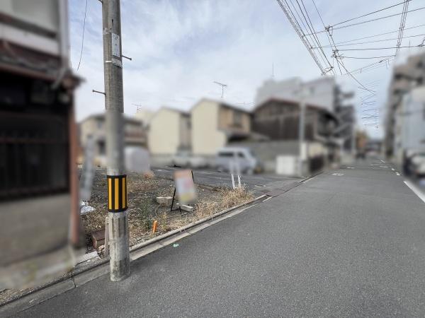 京都市下京区樽屋町　建築条件無売土地 現地写真（前面道路含む現地写真）
