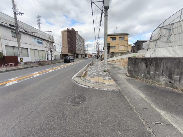 京都市山科区勧修寺閑林寺　建築条件無売土地 現地写真（前面道路含む現地写真）