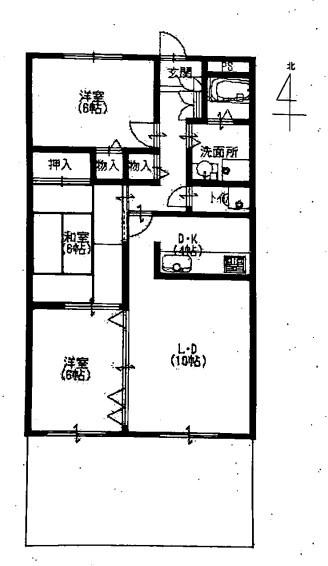 サンルシエル山科西野 間取図・土地図