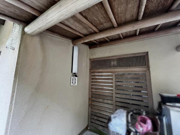 京都市左京区岩倉長谷町　中古戸建 現地写真（玄関）