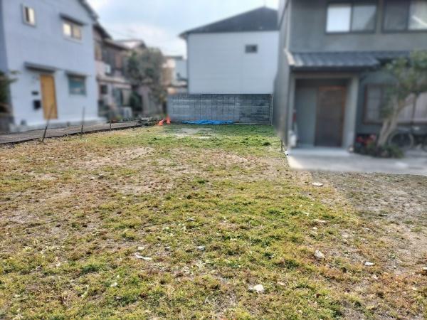 京都市左京区北白川下別当町　建築条件無売土地 現地写真