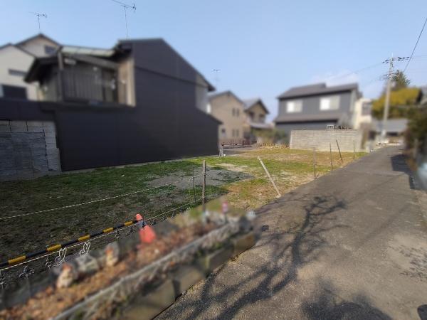 京都市左京区北白川下別当町　建築条件無売土地 現地写真（前面道路含む現地写真）