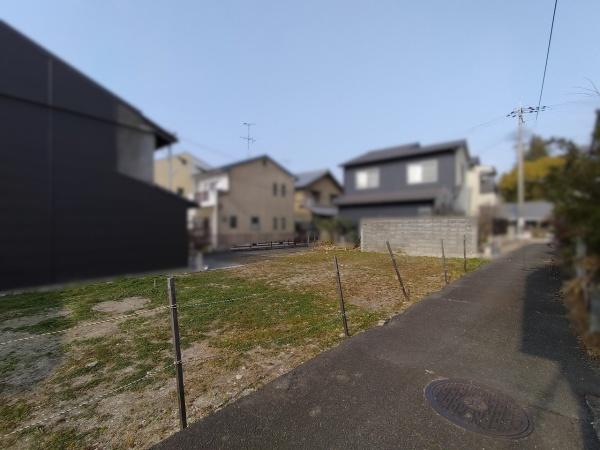 京都市左京区北白川下別当町　建築条件無売土地 現地写真（前面道路含む現地写真）