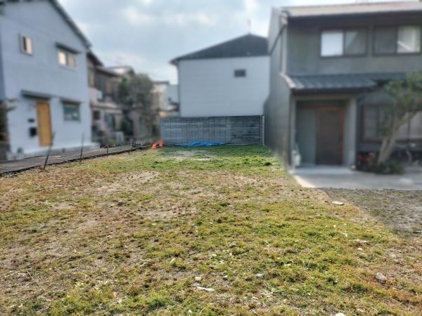 京都市左京区北白川下別当町　建築条件無売土地 現地写真