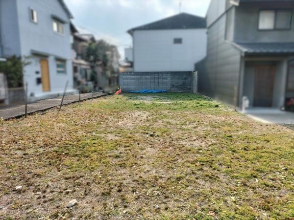 京都市左京区北白川下別当町　建築条件無売土地 現地写真