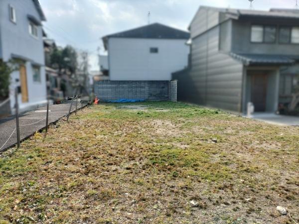 京都市左京区北白川下別当町　建築条件無売土地 現地写真