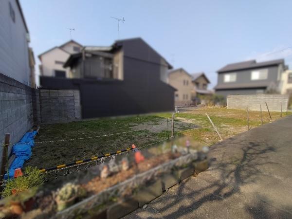 京都市左京区北白川下別当町　建築条件無売土地 現地写真