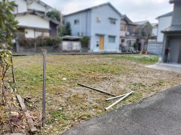 京都市左京区北白川下別当町　建築条件無売土地 現地写真