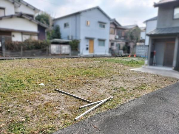 京都市左京区北白川下別当町　建築条件無売土地 現地写真