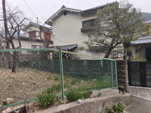 京都市山科区安朱奥ノ田　古家付売土地 現地写真