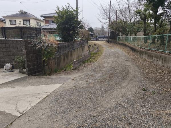 京都市山科区安朱奥ノ田　古家付売土地 現地写真（前面道路含む現地写真）