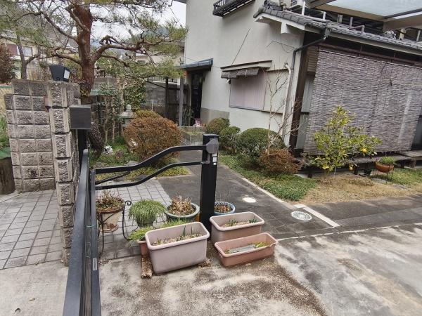 京都市山科区安朱奥ノ田　古家付売土地 現地写真