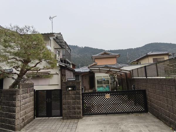京都市山科区安朱奥ノ田　古家付売土地 現地写真