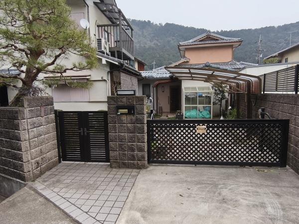 京都市山科区安朱奥ノ田　古家付売土地 現地写真