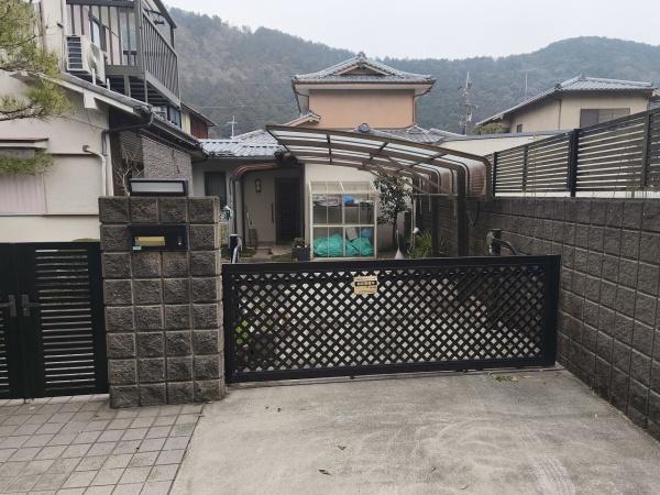 京都市山科区安朱奥ノ田　古家付売土地 現地写真