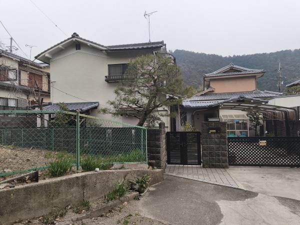 京都市山科区安朱奥ノ田　古家付売土地 現地写真