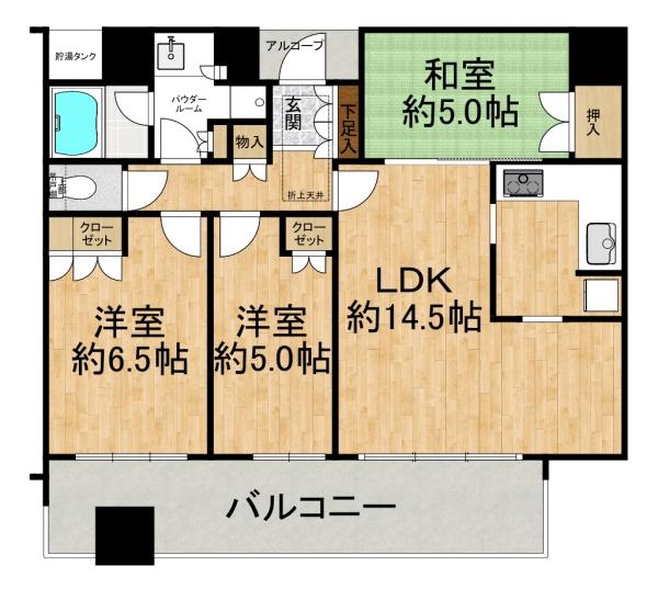 シティタワー西梅田 間取図・土地図