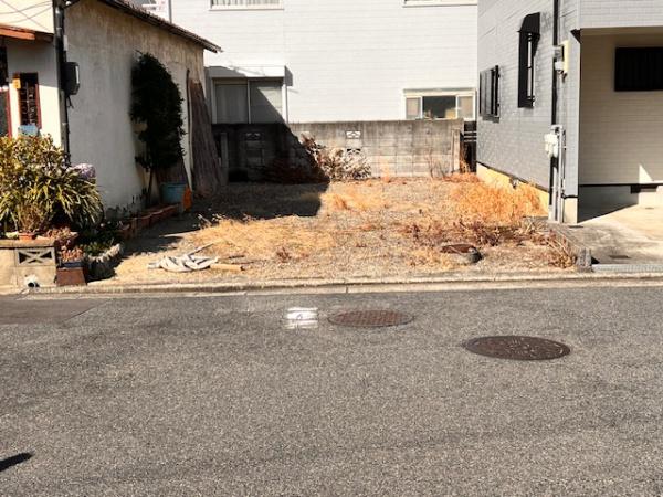 堺市東区高松　売土地 現地写真（前面道路含む現地写真）