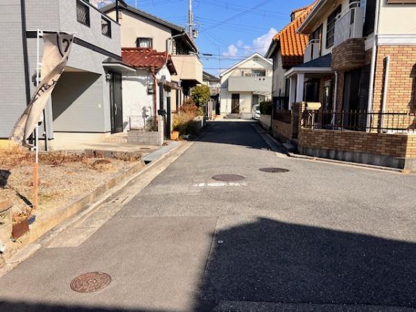 堺市東区高松　売土地 現地写真（前面道路含む現地写真）
