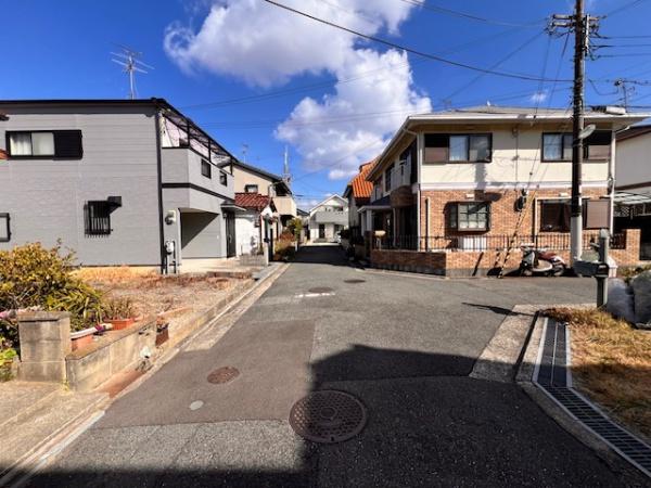 堺市東区高松　売土地 現地写真（前面道路含む現地写真）