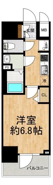 アドバンス大阪ストーリア 間取図・土地図