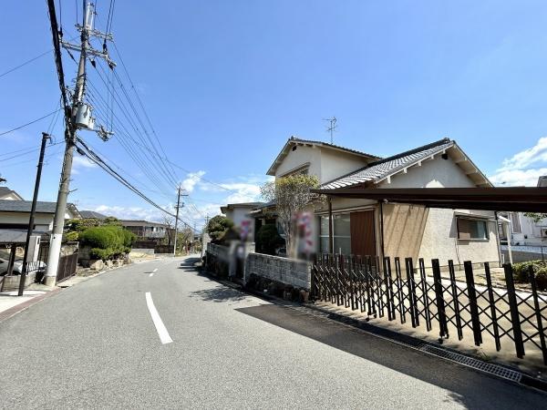 堺市南区赤坂台5丁　売土地 現地写真（前面道路含む現地写真）