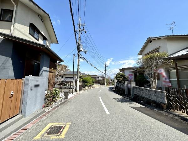 堺市南区赤坂台5丁　売土地 現地写真（前面道路含む現地写真）