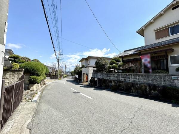 堺市南区赤坂台5丁　売土地 現地写真（前面道路含む現地写真）