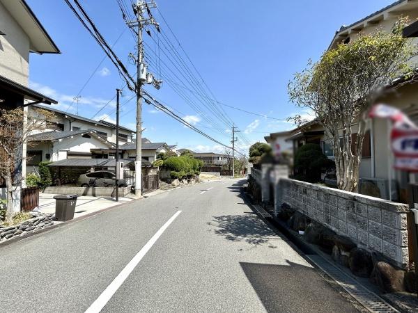堺市南区赤坂台5丁　売土地 現地写真（前面道路含む現地写真）