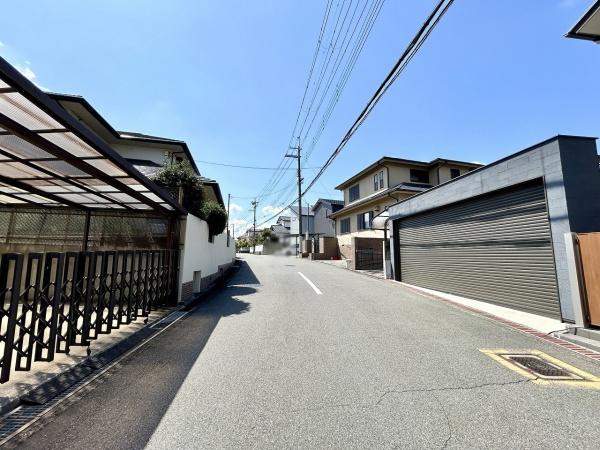 堺市南区赤坂台5丁　売土地 現地写真（前面道路含む現地写真）