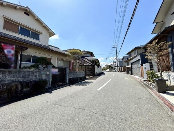 堺市南区赤坂台5丁　売土地 現地写真（前面道路含む現地写真）