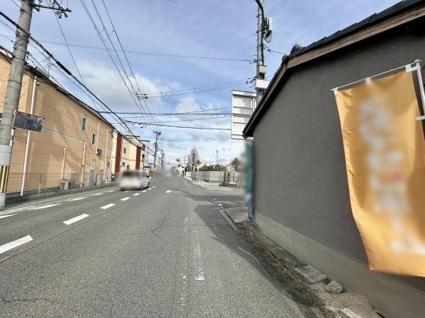 堺市北区金岡町　売土地 現地写真（前面道路含む現地写真）