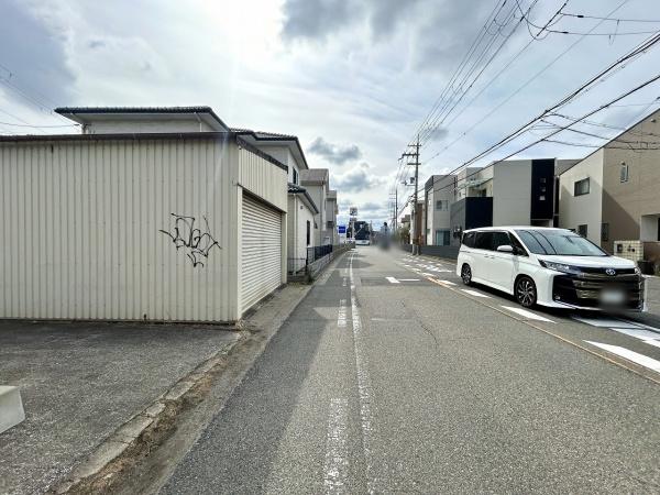堺市北区金岡町　売土地 現地写真（前面道路含む現地写真）