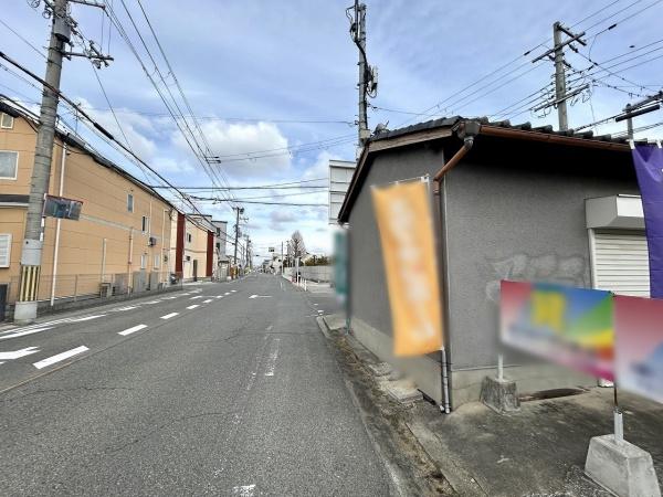 堺市北区金岡町　売土地 現地写真（前面道路含む現地写真）