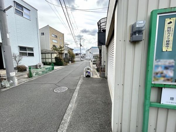 堺市北区金岡町　売土地 現地写真（前面道路含む現地写真）