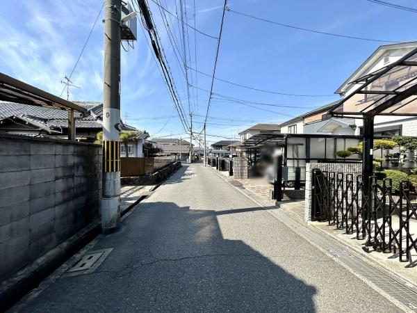 堺市中区福田　中古戸建 現地写真（前面道路含む現地写真）