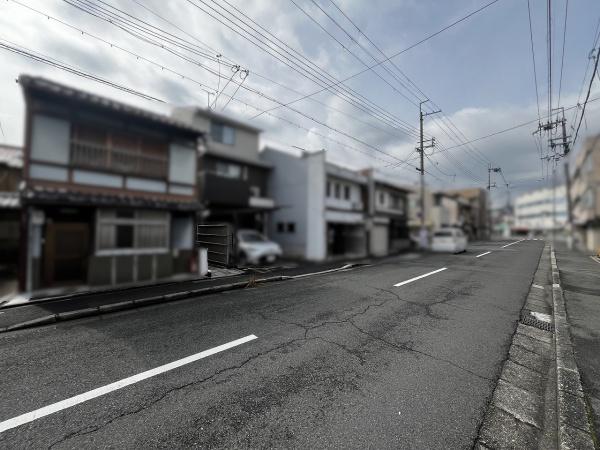 京都市北区紫竹高縄町　中古戸建 現地写真（前面道路含む現地写真）