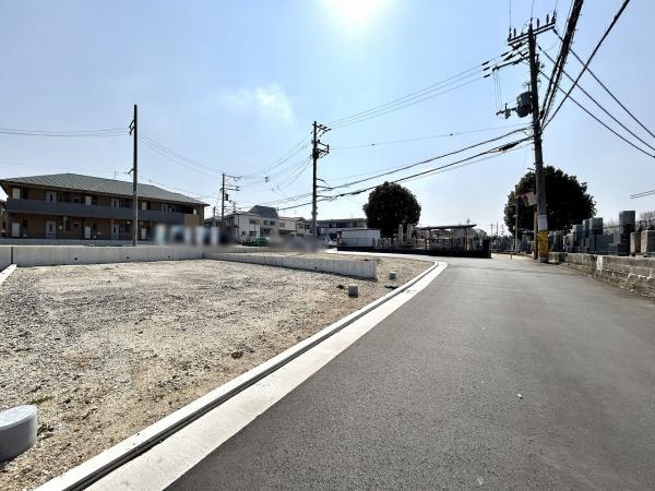 堺市中区土塔町4号地　売土地 現地写真（前面道路含む現地写真）