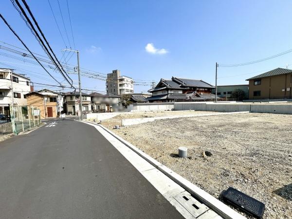 堺市中区土塔町4号地　売土地 現地写真（前面道路含む現地写真）