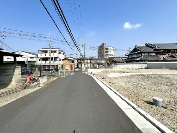 堺市中区土塔町4号地　売土地 現地写真（前面道路含む現地写真）