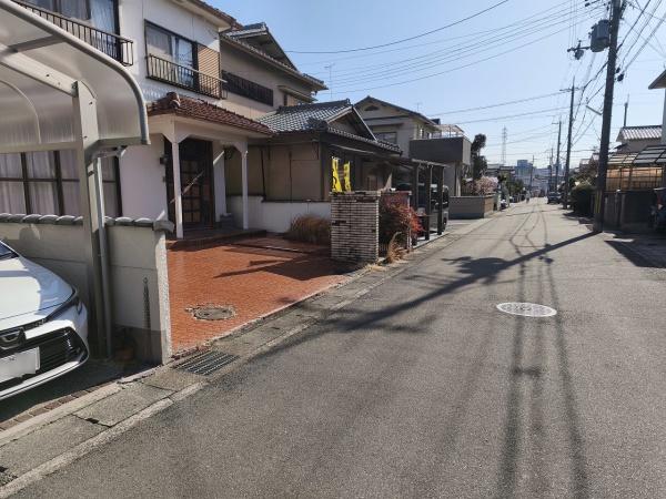 京都市伏見区向島津田町　古家付売土地 現地写真（前面道路含む現地写真）