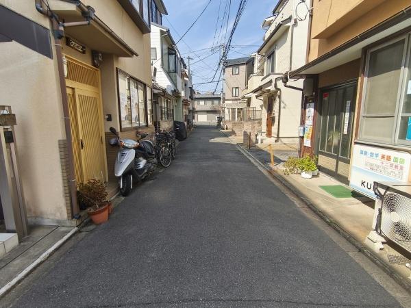 京都市北区紫野十二坊町　建築条件無売土地 現地写真（前面道路含む現地写真）