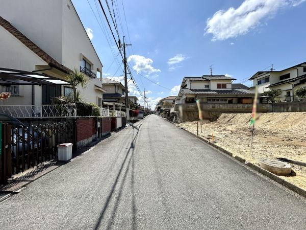 堺市南区赤坂台5丁　売土地 現地写真（前面道路含む現地写真）