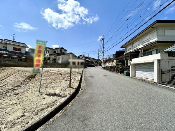 堺市南区赤坂台5丁　売土地 現地写真（前面道路含む現地写真）