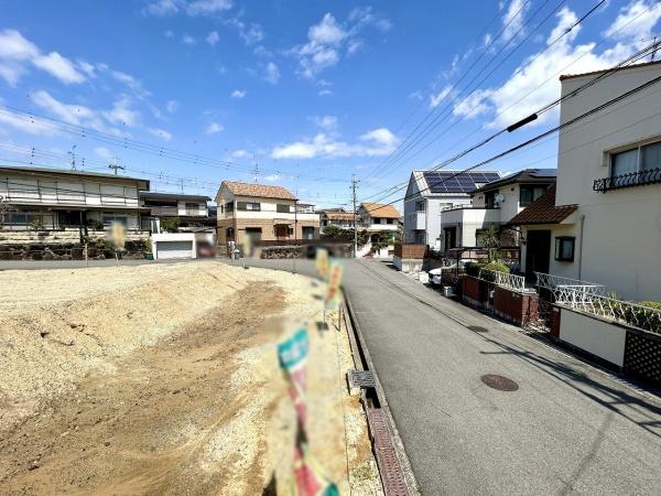 堺市南区赤坂台5丁　売土地 現地写真（前面道路含む現地写真）