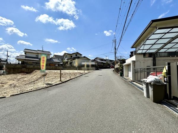 堺市南区赤坂台5丁　売土地 現地写真（前面道路含む現地写真）
