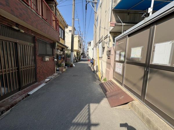 大阪市生野区桃谷4丁目　売土地 現地写真（前面道路含む現地写真）