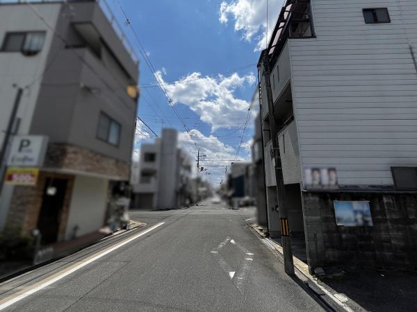 京都市北区紫竹牛若町　中古戸建 現地写真（前面道路含む現地写真）