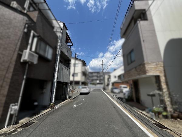 京都市北区紫竹牛若町　中古戸建 現地写真（前面道路含む現地写真）