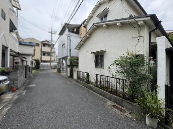八尾市山本町南8丁目　売土地 現地写真（前面道路含む現地写真）